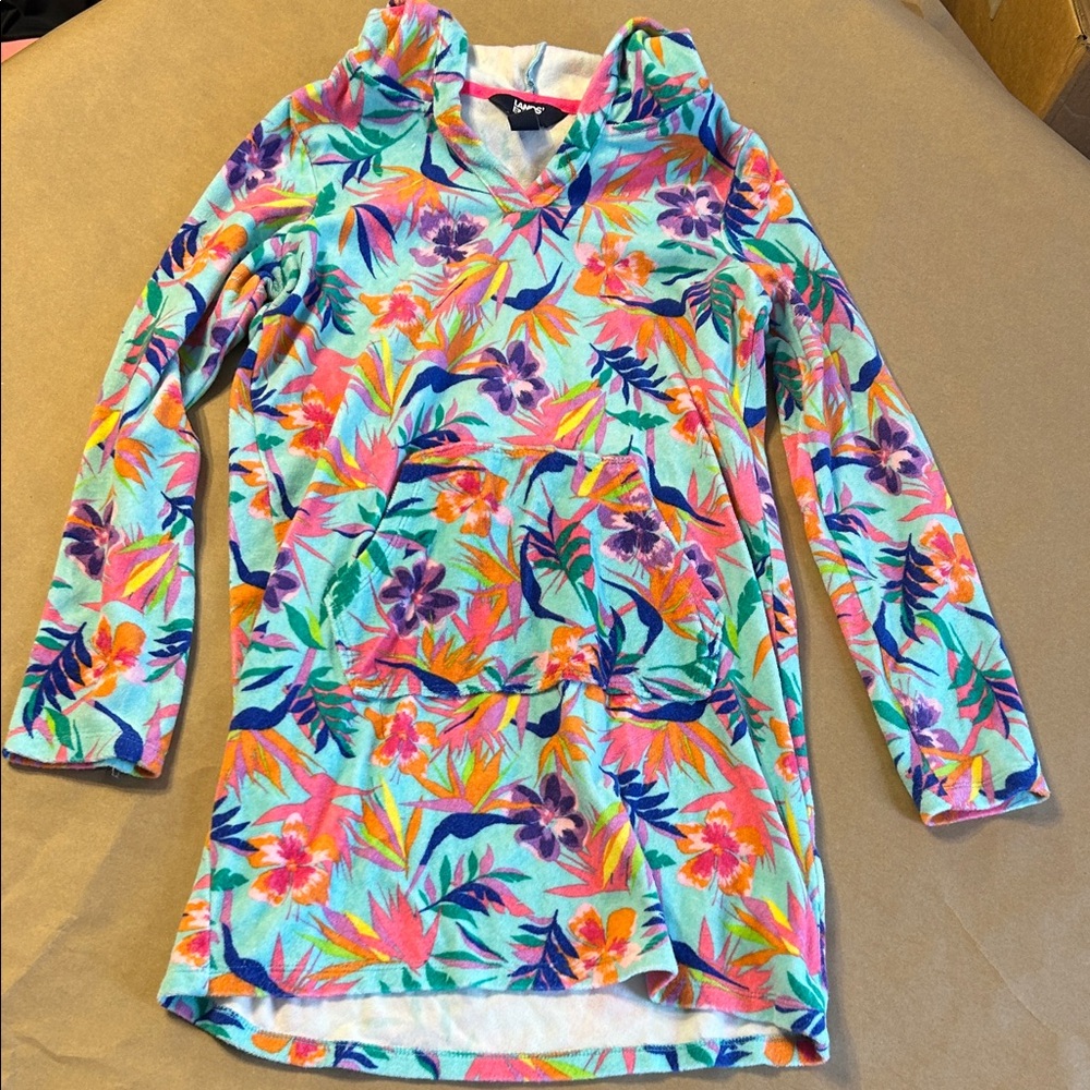 Lands' End Multicolor girls Terry swim cover up
